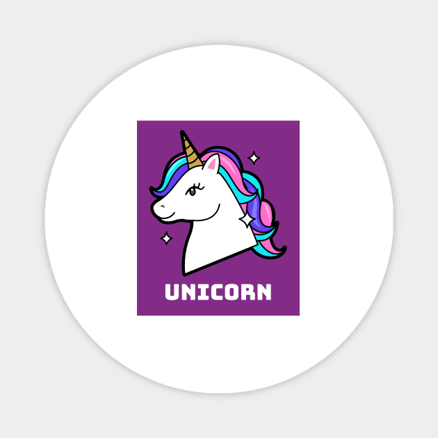 Unicorn Magnet by SparkledSoul